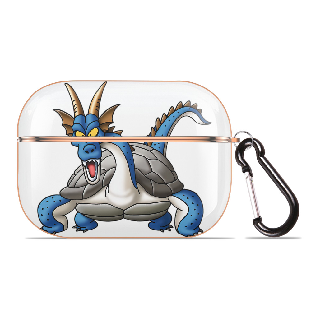 （画像用） ドラゴンクエスト Doragon Kuesuto Dragon Quest 【AirPods Pro用】ハードシェル保護ケース｜耐衝撃・防指紋・カラビナ付き商品仕様