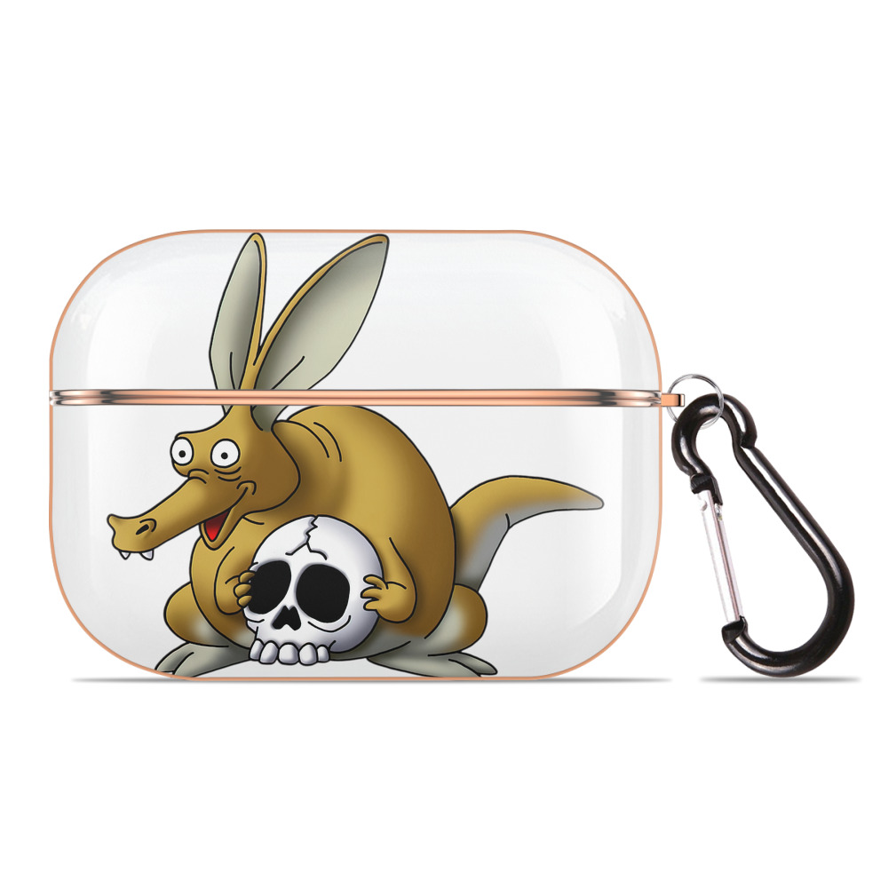（画像用） ドラゴンクエスト Doragon Kuesuto Dragon Quest 【AirPods Pro用】ハードシェル保護ケース｜耐衝撃・防指紋・カラビナ付き商品仕様
