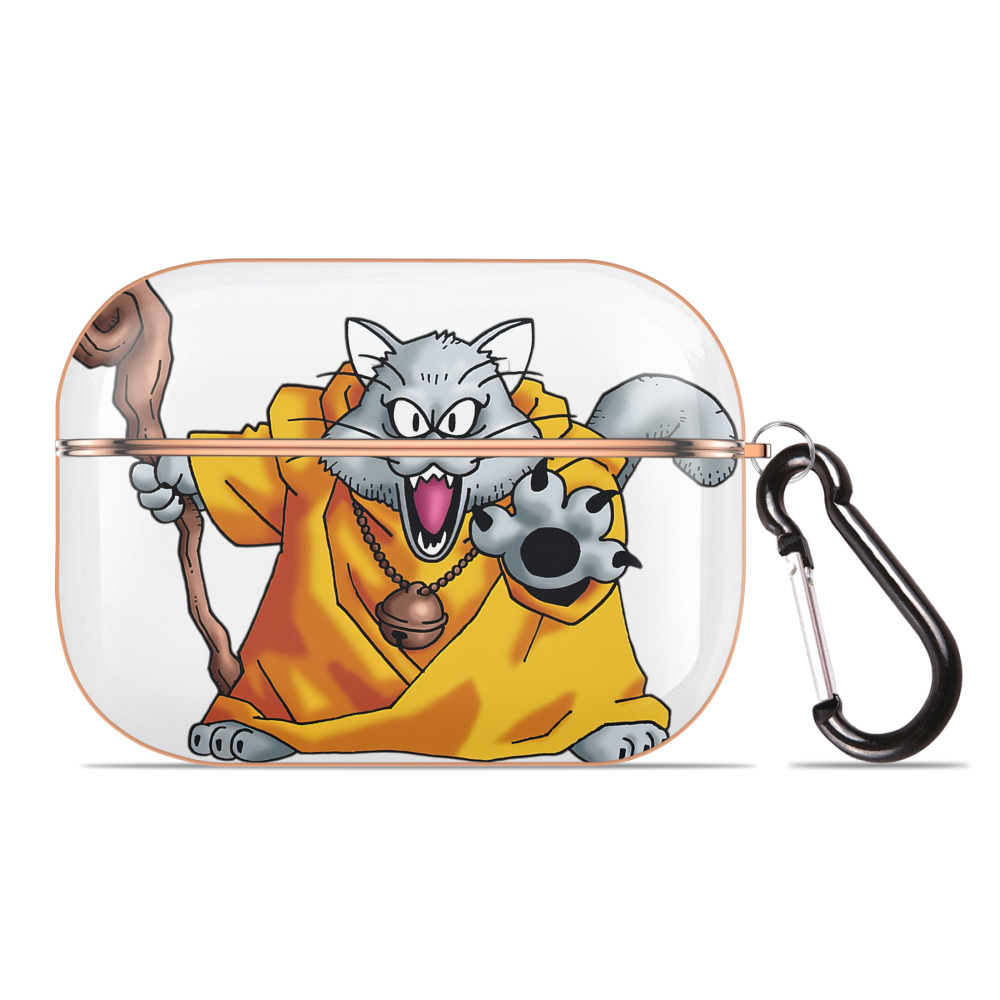 （画像用） ドラゴンクエスト Doragon Kuesuto Dragon Quest 【AirPods Pro用】ハードシェル保護ケース｜耐衝撃・防指紋・カラビナ付き商品仕様