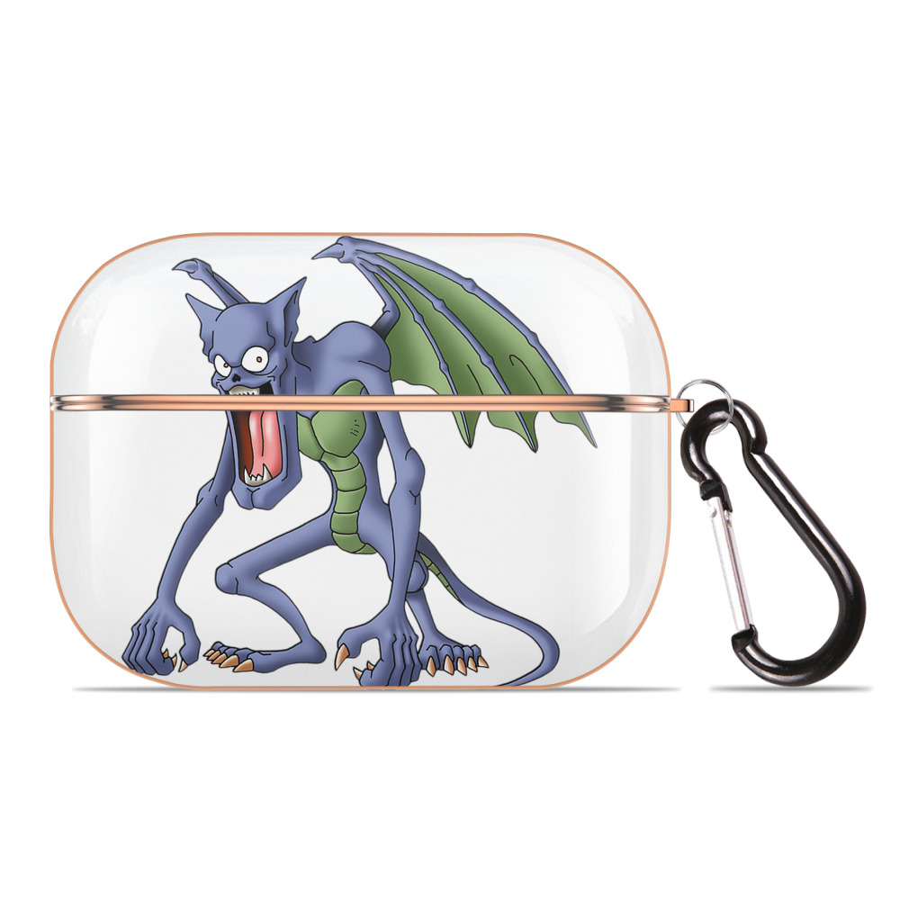 （画像用） ドラゴンクエスト Doragon Kuesuto Dragon Quest 【AirPods Pro用】ハードシェル保護ケース｜耐衝撃・防指紋・カラビナ付き商品仕様