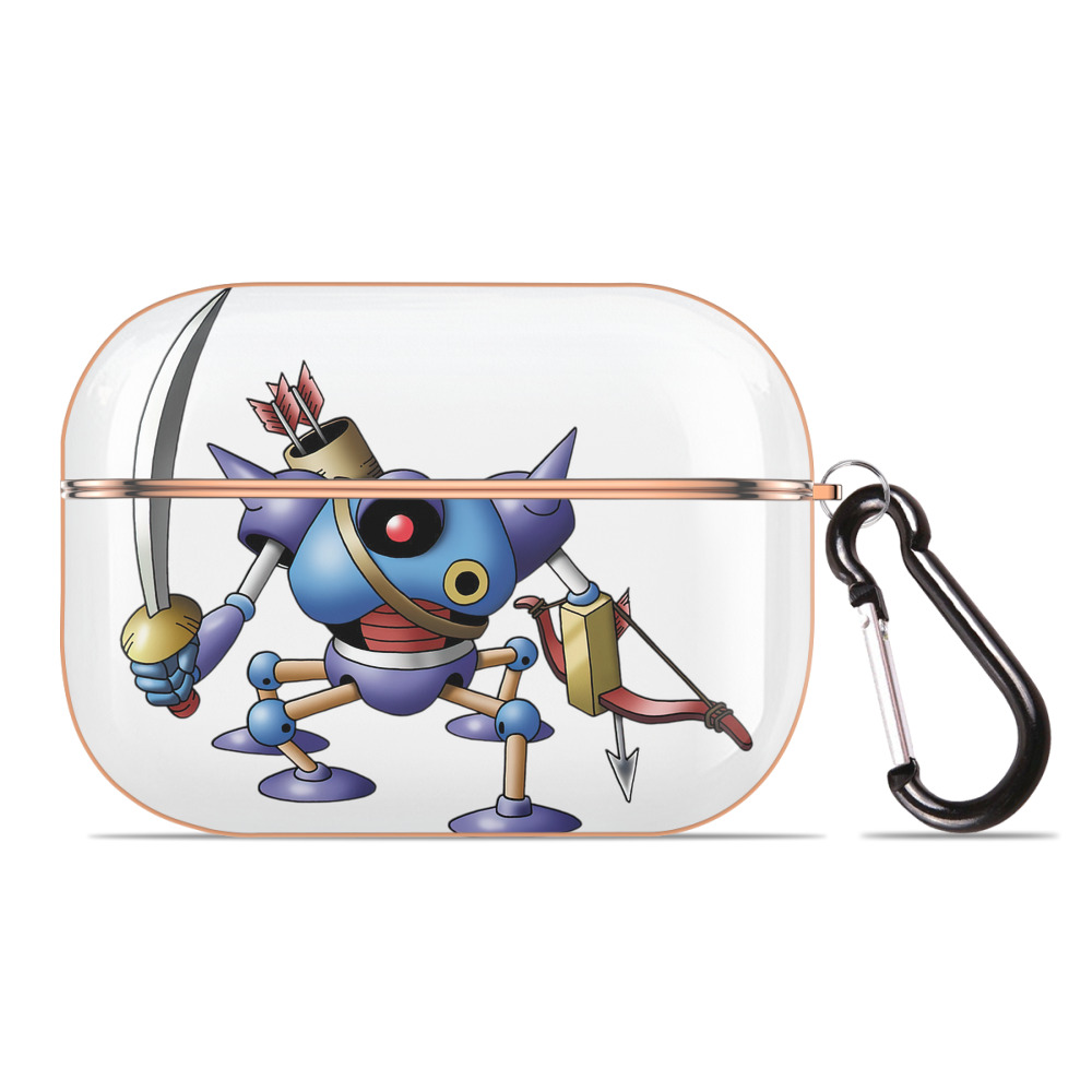（画像用） ドラゴンクエスト Doragon Kuesuto Dragon Quest 【AirPods Pro用】ハードシェル保護ケース｜耐衝撃・防指紋・カラビナ付き商品仕様