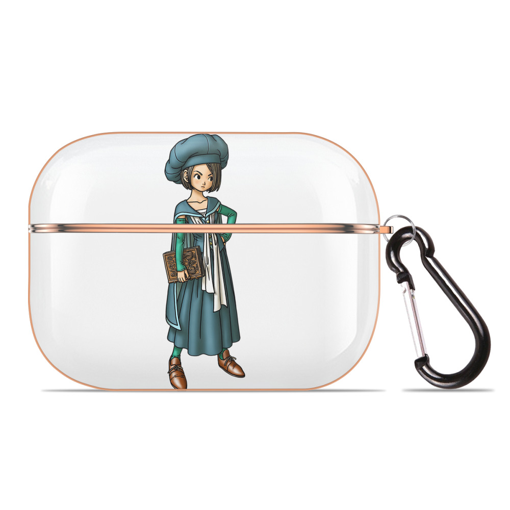 （画像用） ドラゴンクエスト Doragon Kuesuto Dragon Quest 【AirPods Pro用】ハードシェル保護ケース｜耐衝撃・防指紋・カラビナ付き商品仕様