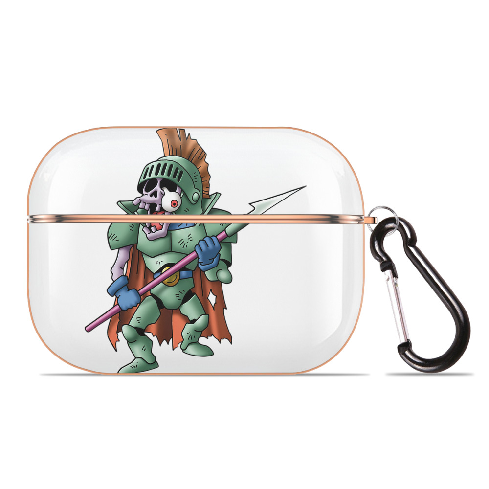 （画像用） ドラゴンクエスト Doragon Kuesuto Dragon Quest 【AirPods Pro用】ハードシェル保護ケース｜耐衝撃・防指紋・カラビナ付き商品仕様