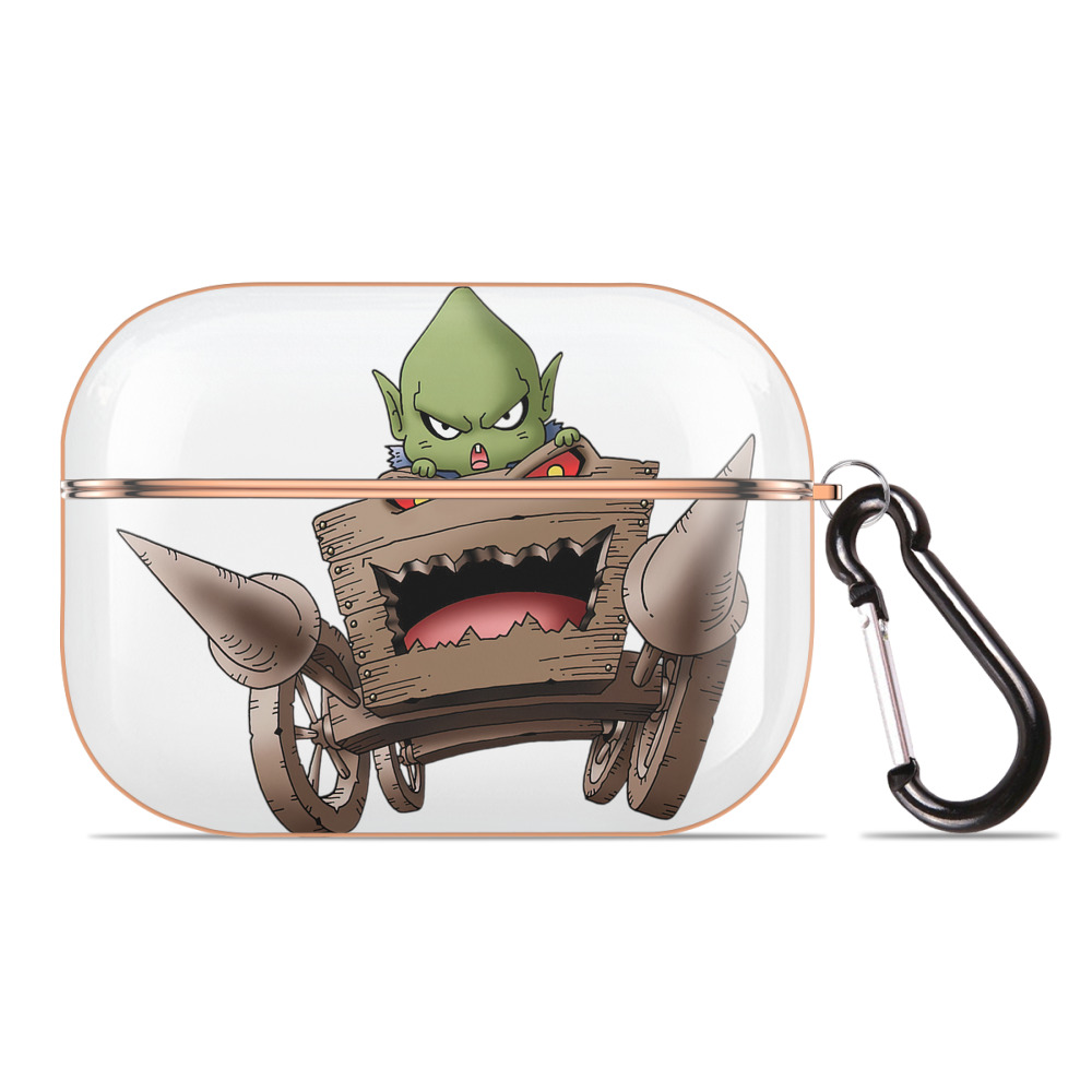 （画像用） ドラゴンクエスト Doragon Kuesuto Dragon Quest 【AirPods Pro用】ハードシェル保護ケース｜耐衝撃・防指紋・カラビナ付き商品仕様