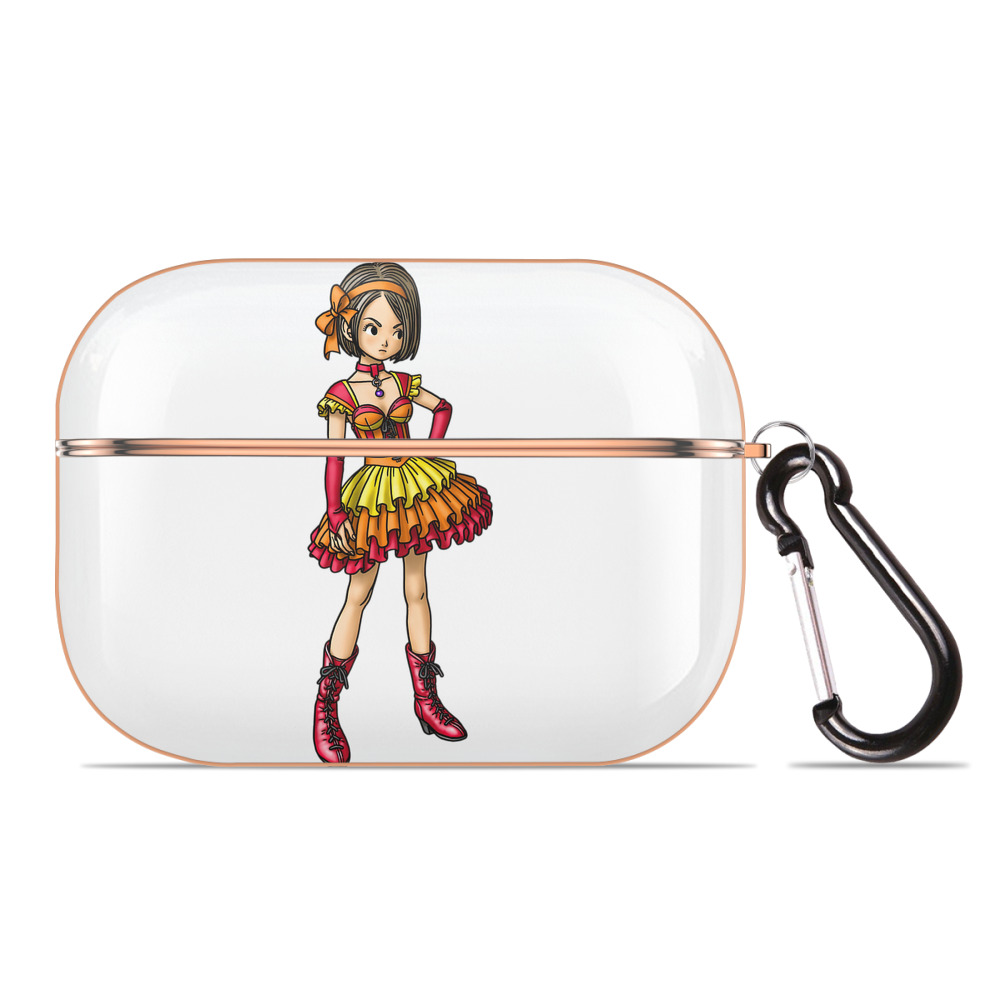 （画像用） ドラゴンクエスト Doragon Kuesuto Dragon Quest 【AirPods Pro用】ハードシェル保護ケース｜耐衝撃・防指紋・カラビナ付き商品仕様