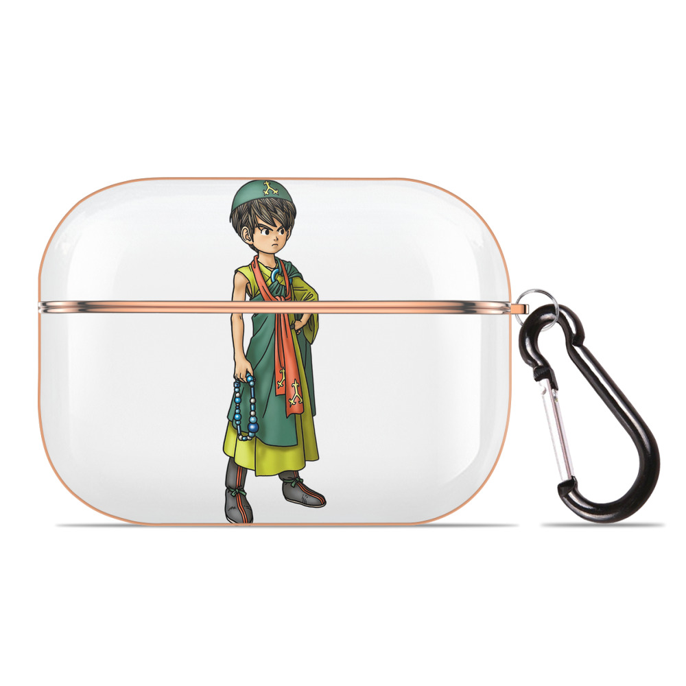 （画像用） ドラゴンクエスト Doragon Kuesuto Dragon Quest 【AirPods Pro用】ハードシェル保護ケース｜耐衝撃・防指紋・カラビナ付き商品仕様