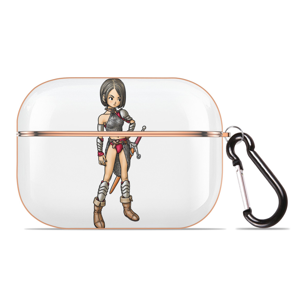 （画像用） ドラゴンクエスト Doragon Kuesuto Dragon Quest 【AirPods Pro用】ハードシェル保護ケース｜耐衝撃・防指紋・カラビナ付き商品仕様