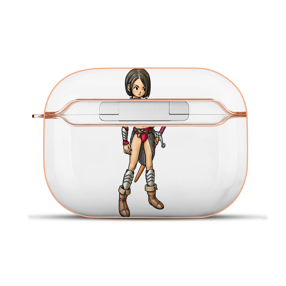 （画像用） ドラゴンクエスト Doragon Kuesuto Dragon Quest 【AirPods Pro用】ハードシェル保護ケース｜耐衝撃・防指紋・カラビナ付き商品仕様