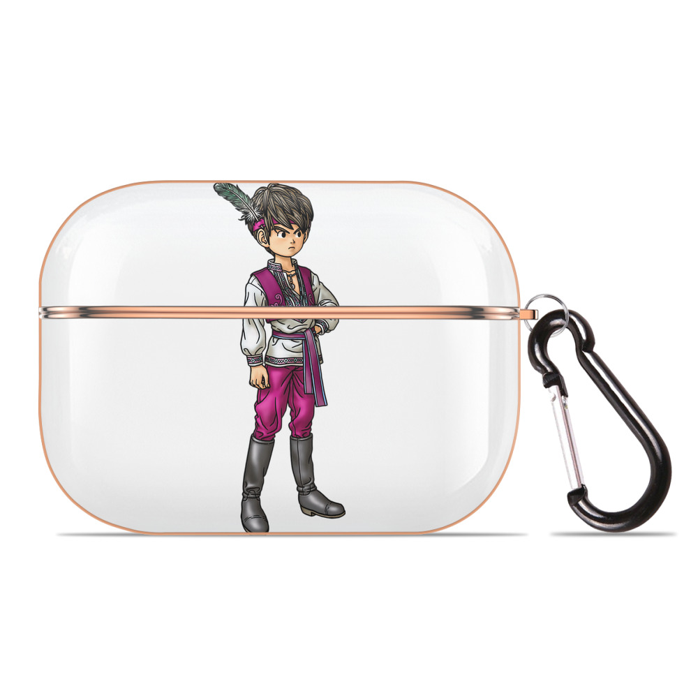 （画像用） ドラゴンクエスト Doragon Kuesuto Dragon Quest 【AirPods Pro用】ハードシェル保護ケース｜耐衝撃・防指紋・カラビナ付き商品仕様