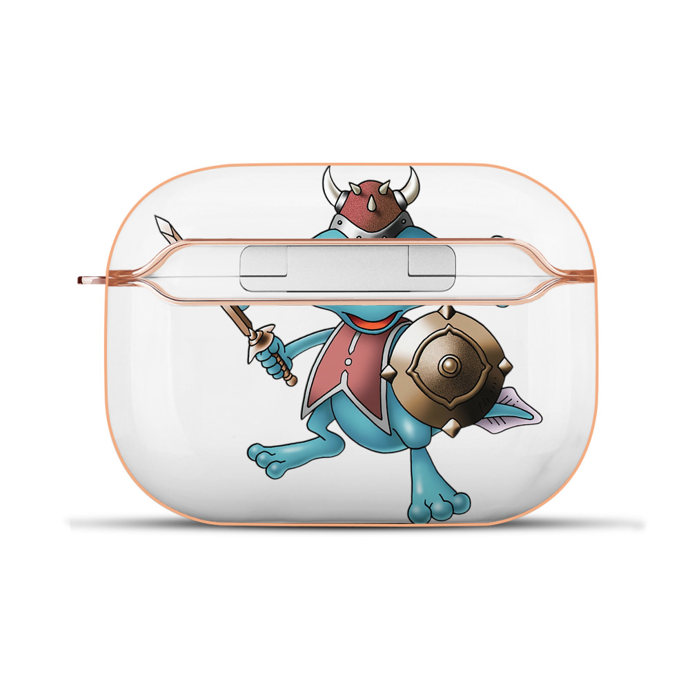 （画像用） ドラゴンクエスト Doragon Kuesuto Dragon Quest 【AirPods Pro用】ハードシェル保護ケース｜耐衝撃・防指紋・カラビナ付き商品仕様