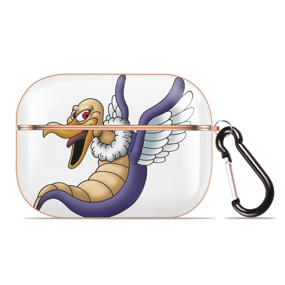 （画像用） ドラゴンクエスト Doragon Kuesuto Dragon Quest 【AirPods Pro用】ハードシェル保護ケース｜耐衝撃・防指紋・カラビナ付き商品仕様