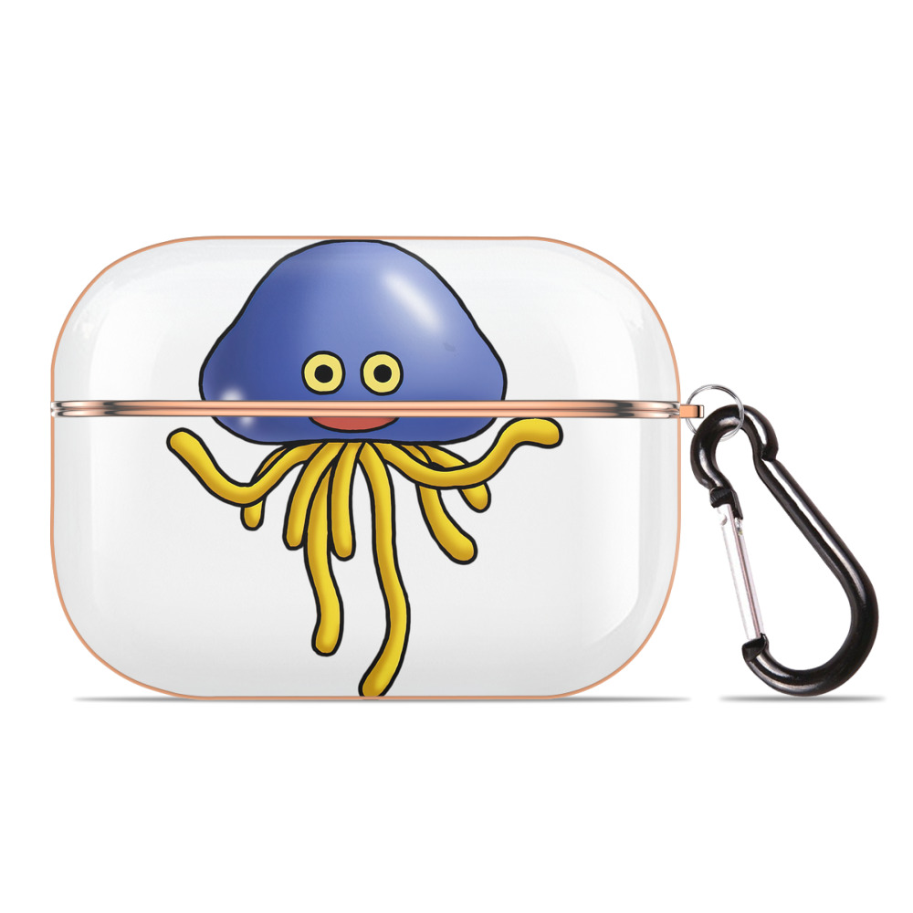 （画像用） ドラゴンクエスト Doragon Kuesuto Dragon Quest 【AirPods Pro用】ハードシェル保護ケース｜耐衝撃・防指紋・カラビナ付き商品仕様