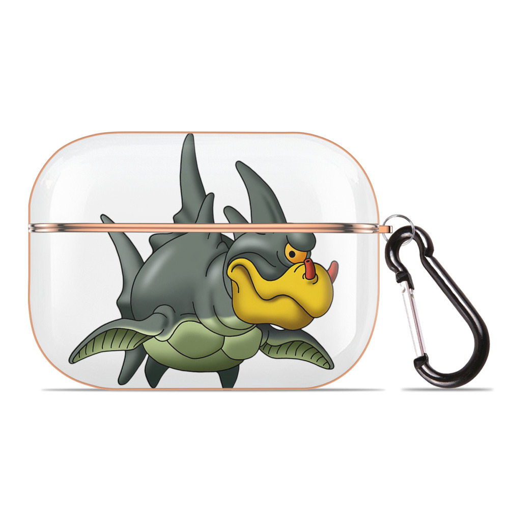 （画像用） ドラゴンクエスト Doragon Kuesuto Dragon Quest 【AirPods Pro用】ハードシェル保護ケース｜耐衝撃・防指紋・カラビナ付き商品仕様