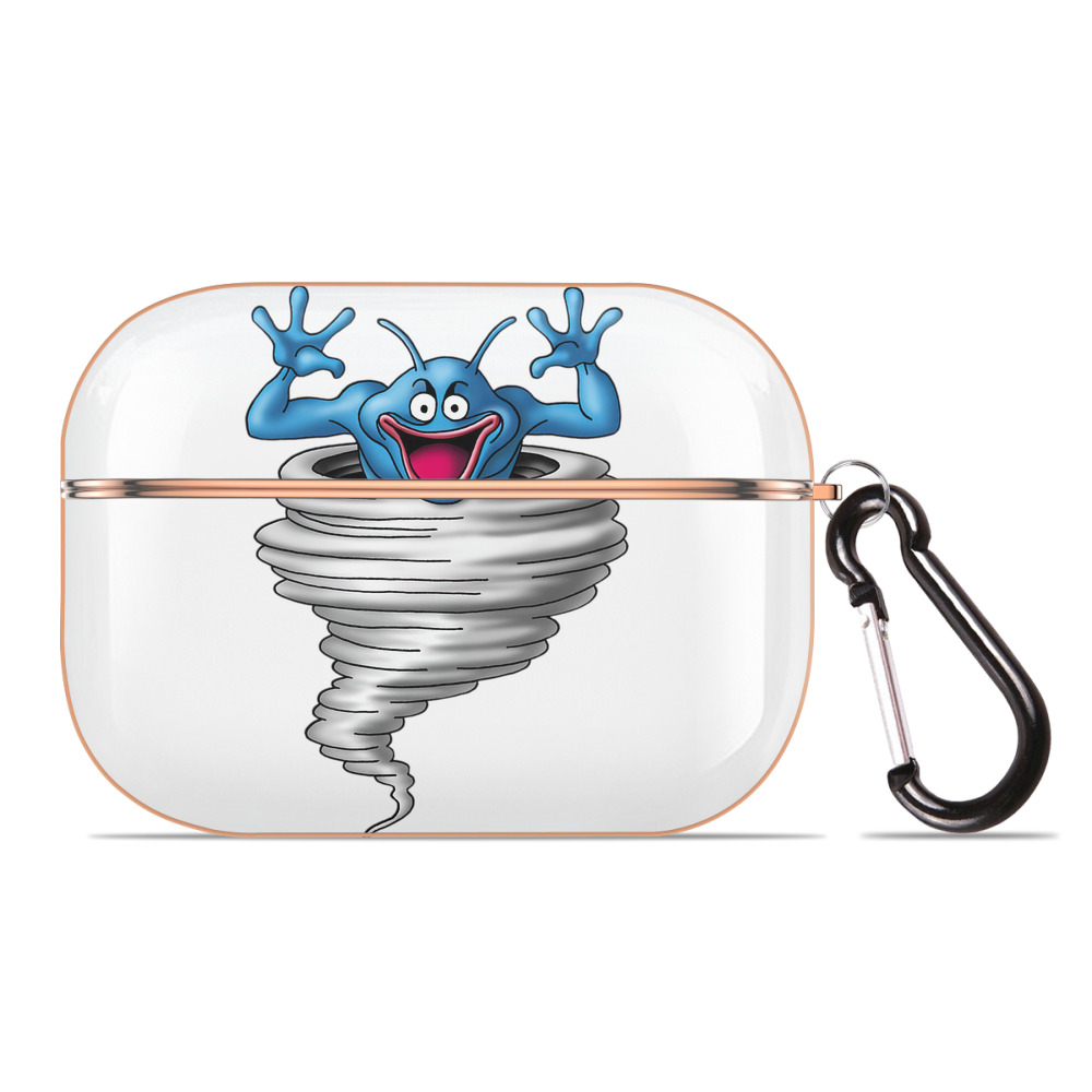 （画像用） ドラゴンクエスト Doragon Kuesuto Dragon Quest 【AirPods Pro用】ハードシェル保護ケース｜耐衝撃・防指紋・カラビナ付き商品仕様