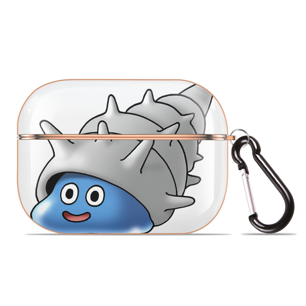 （画像用） ドラゴンクエスト Doragon Kuesuto Dragon Quest 【AirPods Pro用】ハードシェル保護ケース｜耐衝撃・防指紋・カラビナ付き商品仕様