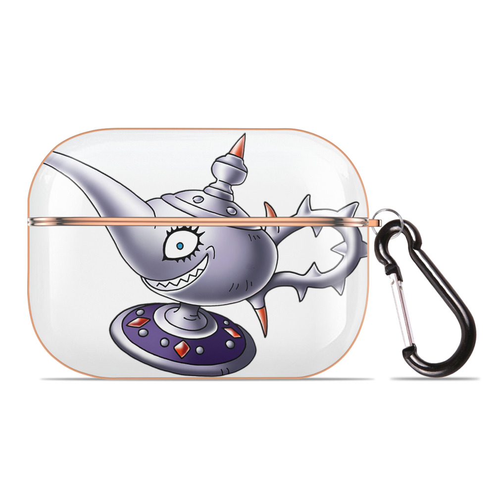 （画像用） ドラゴンクエスト Doragon Kuesuto Dragon Quest 【AirPods Pro用】ハードシェル保護ケース｜耐衝撃・防指紋・カラビナ付き商品仕様