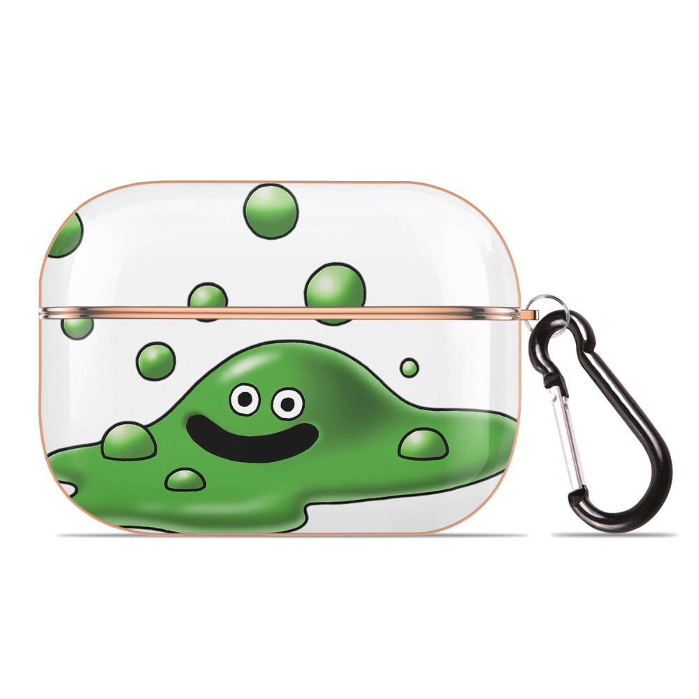 （画像用） ドラゴンクエスト Doragon Kuesuto Dragon Quest 【AirPods Pro用】ハードシェル保護ケース｜耐衝撃・防指紋・カラビナ付き商品仕様
