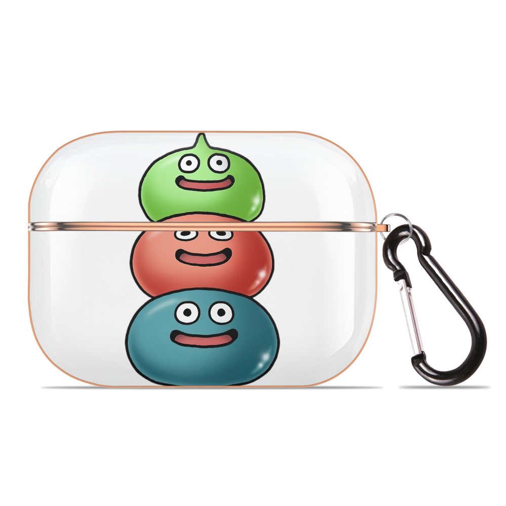 （画像用） ドラゴンクエスト Doragon Kuesuto Dragon Quest 【AirPods Pro用】ハードシェル保護ケース｜耐衝撃・防指紋・カラビナ付き商品仕様