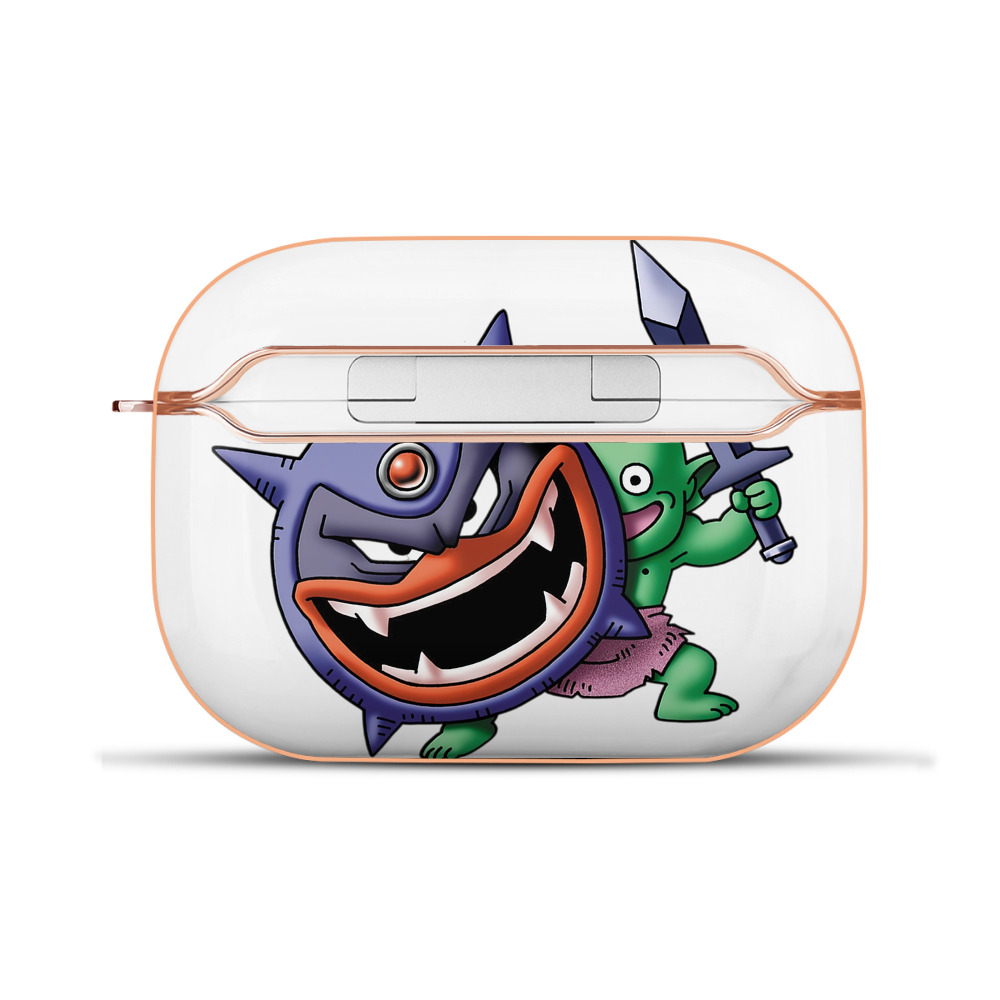 （画像用） ドラゴンクエスト Doragon Kuesuto Dragon Quest 【AirPods Pro用】ハードシェル保護ケース｜耐衝撃・防指紋・カラビナ付き商品仕様
