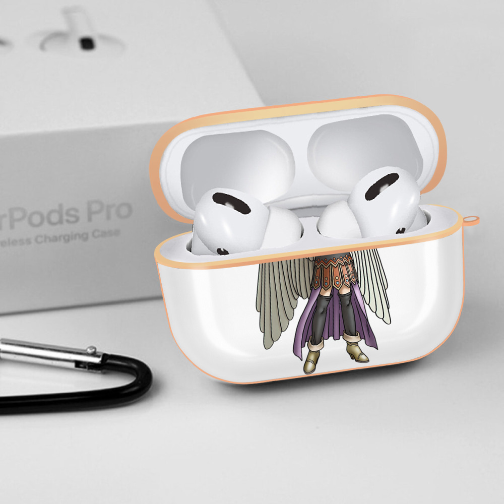 ドラゴンクエスト Doragon Kuesuto Dragon Quest 【AirPods Pro用】ハードシェル保護ケース｜耐衝撃・防指紋・カラビナ付き商品仕様