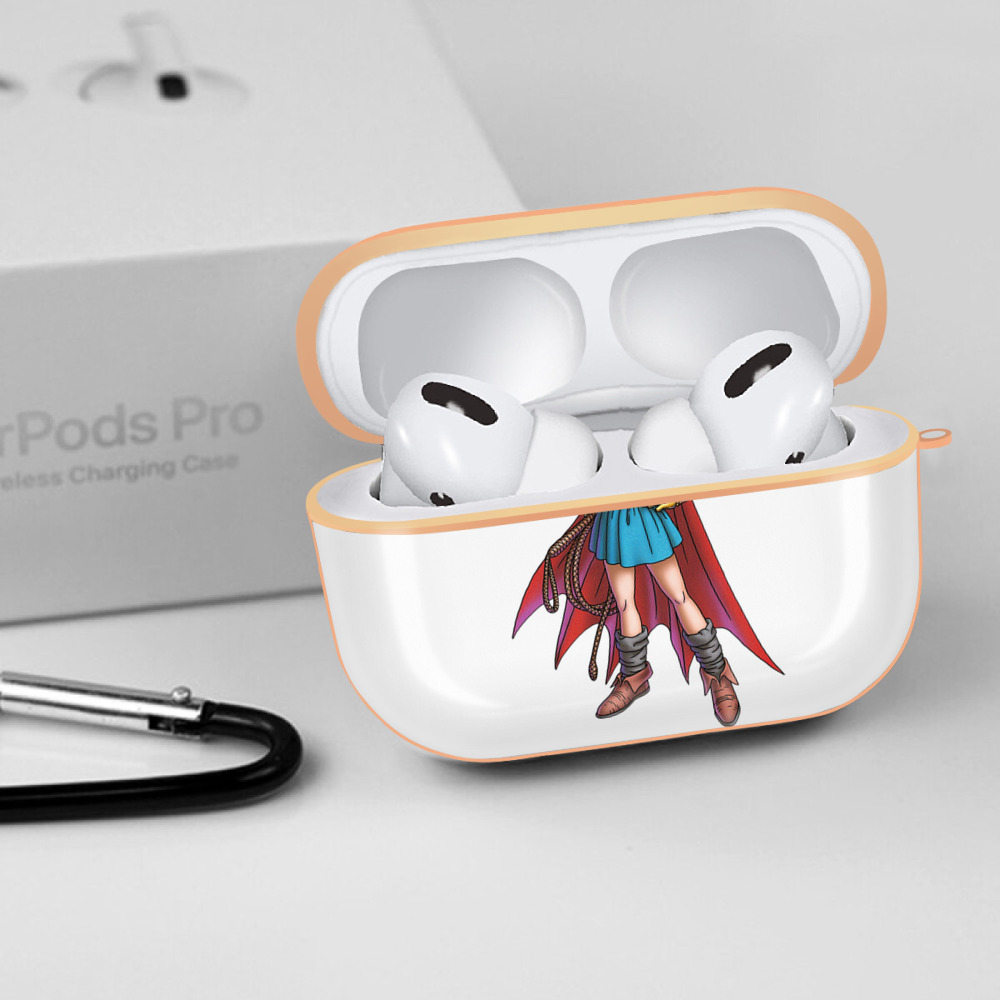 ドラゴンクエスト Doragon Kuesuto Dragon Quest 【AirPods Pro用】ハードシェル保護ケース｜耐衝撃・防指紋・カラビナ付き商品仕様