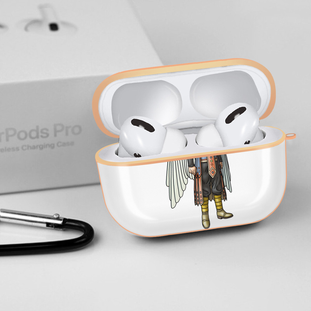 ドラゴンクエスト Doragon Kuesuto Dragon Quest 【AirPods Pro用】ハードシェル保護ケース｜耐衝撃・防指紋・カラビナ付き商品仕様