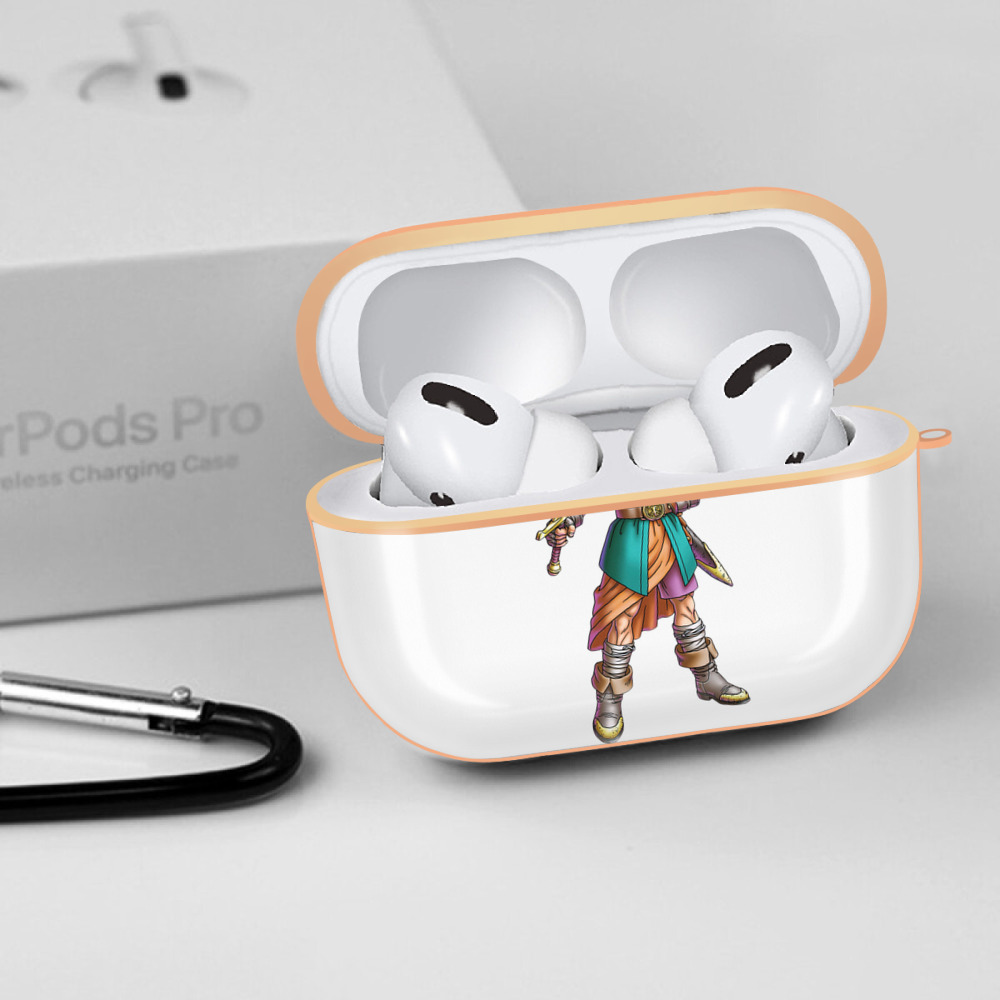 ドラゴンクエスト Doragon Kuesuto Dragon Quest 【AirPods Pro用】ハードシェル保護ケース｜耐衝撃・防指紋・カラビナ付き商品仕様
