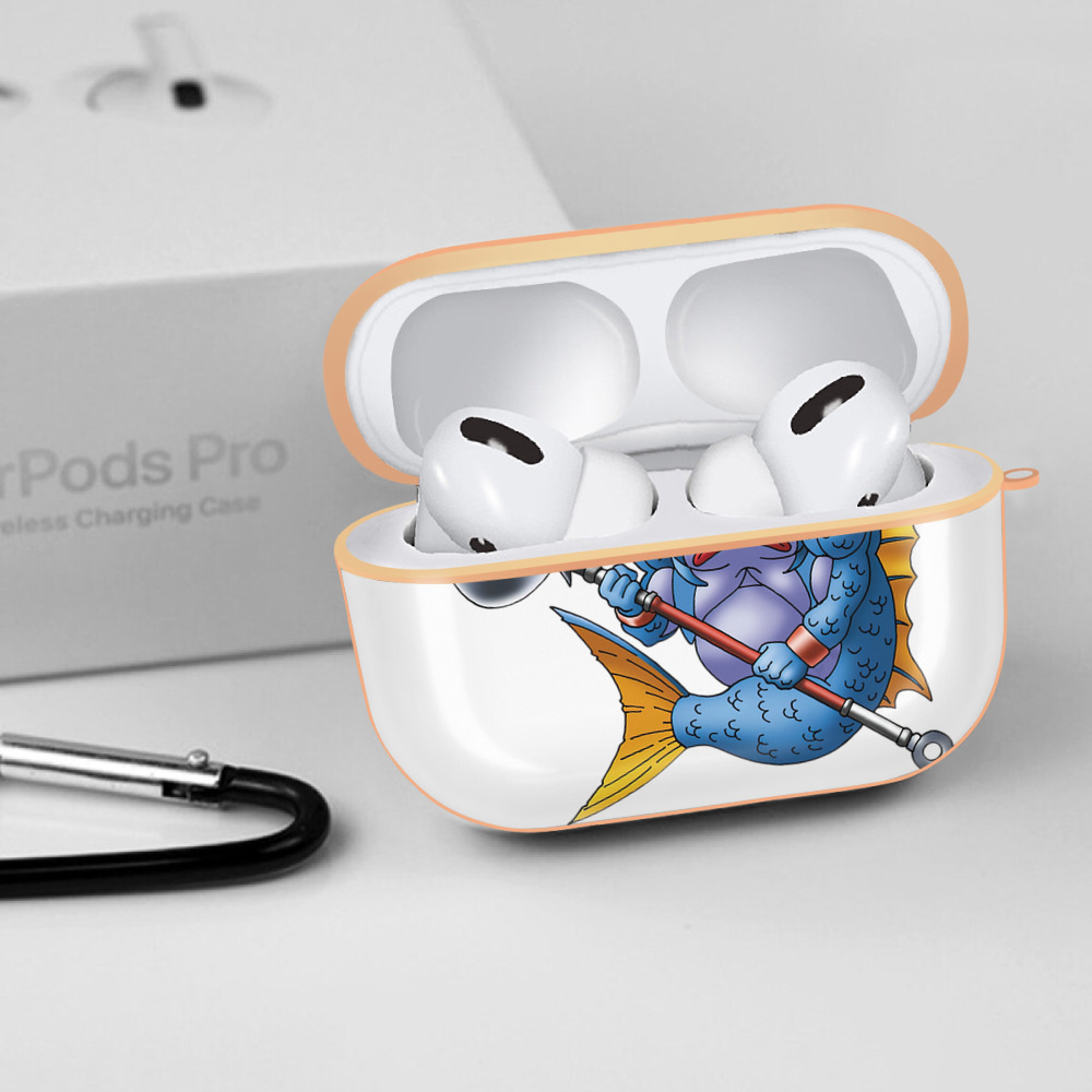 ドラゴンクエスト Doragon Kuesuto Dragon Quest 【AirPods Pro用】ハードシェル保護ケース｜耐衝撃・防指紋・カラビナ付き商品仕様