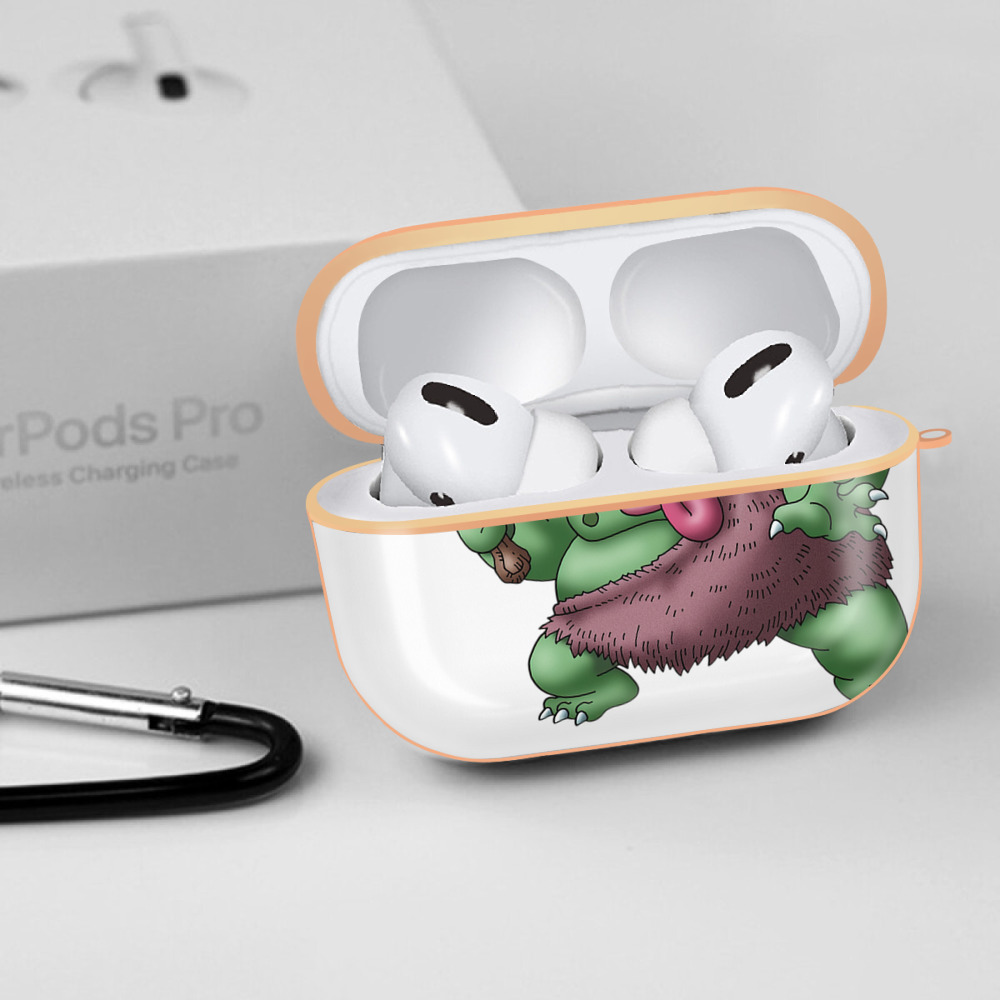 ドラゴンクエスト Doragon Kuesuto Dragon Quest 【AirPods Pro用】ハードシェル保護ケース｜耐衝撃・防指紋・カラビナ付き商品仕様