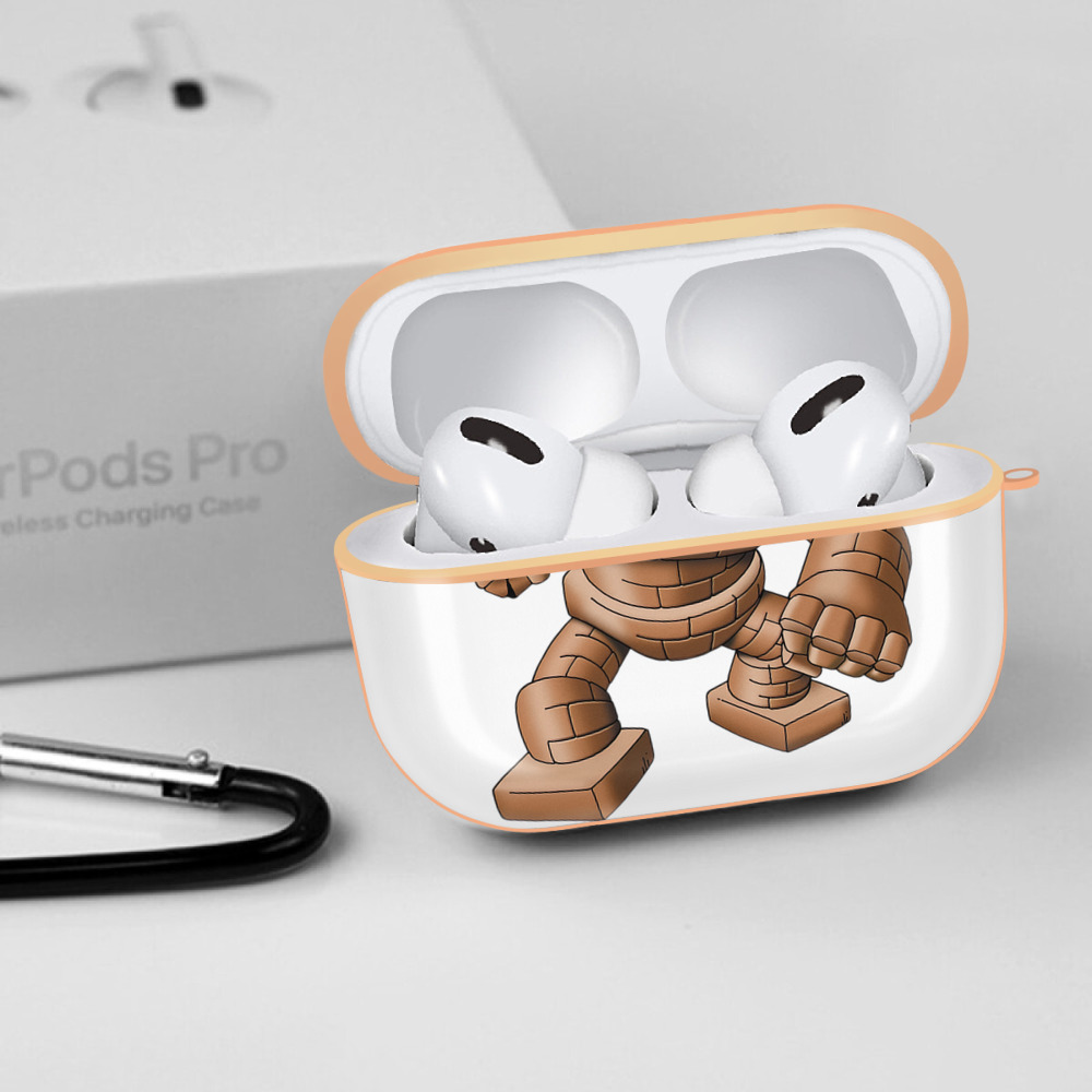 ドラゴンクエスト Doragon Kuesuto Dragon Quest 【AirPods Pro用】ハードシェル保護ケース｜耐衝撃・防指紋・カラビナ付き商品仕様