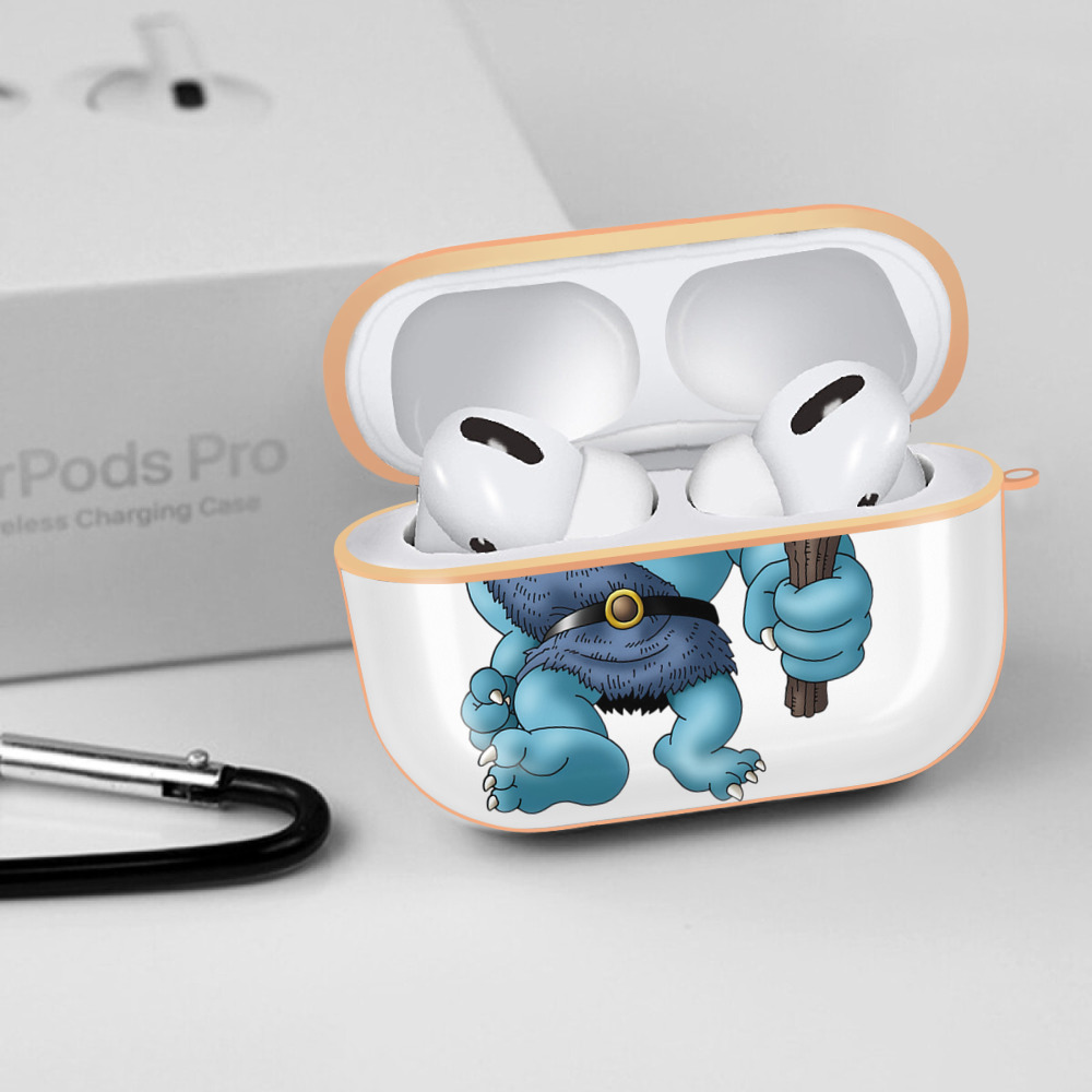 ドラゴンクエスト Doragon Kuesuto Dragon Quest 【AirPods Pro用】ハードシェル保護ケース｜耐衝撃・防指紋・カラビナ付き商品仕様