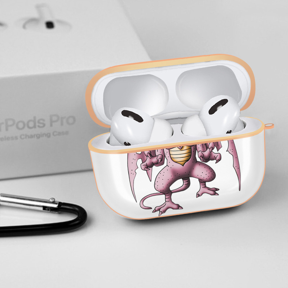 ドラゴンクエスト Doragon Kuesuto Dragon Quest 【AirPods Pro用】ハードシェル保護ケース｜耐衝撃・防指紋・カラビナ付き商品仕様