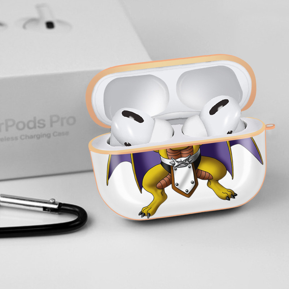 ドラゴンクエスト Doragon Kuesuto Dragon Quest 【AirPods Pro用】ハードシェル保護ケース｜耐衝撃・防指紋・カラビナ付き商品仕様