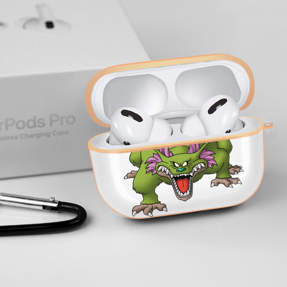 ドラゴンクエスト Doragon Kuesuto Dragon Quest 【AirPods Pro用】ハードシェル保護ケース｜耐衝撃・防指紋・カラビナ付き商品仕様