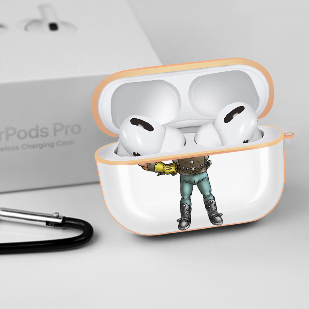 ドラゴンクエスト Doragon Kuesuto Dragon Quest 【AirPods Pro用】ハードシェル保護ケース｜耐衝撃・防指紋・カラビナ付き商品仕様