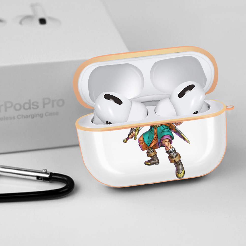 ドラゴンクエスト Doragon Kuesuto Dragon Quest 【AirPods Pro用】ハードシェル保護ケース｜耐衝撃・防指紋・カラビナ付き商品仕様