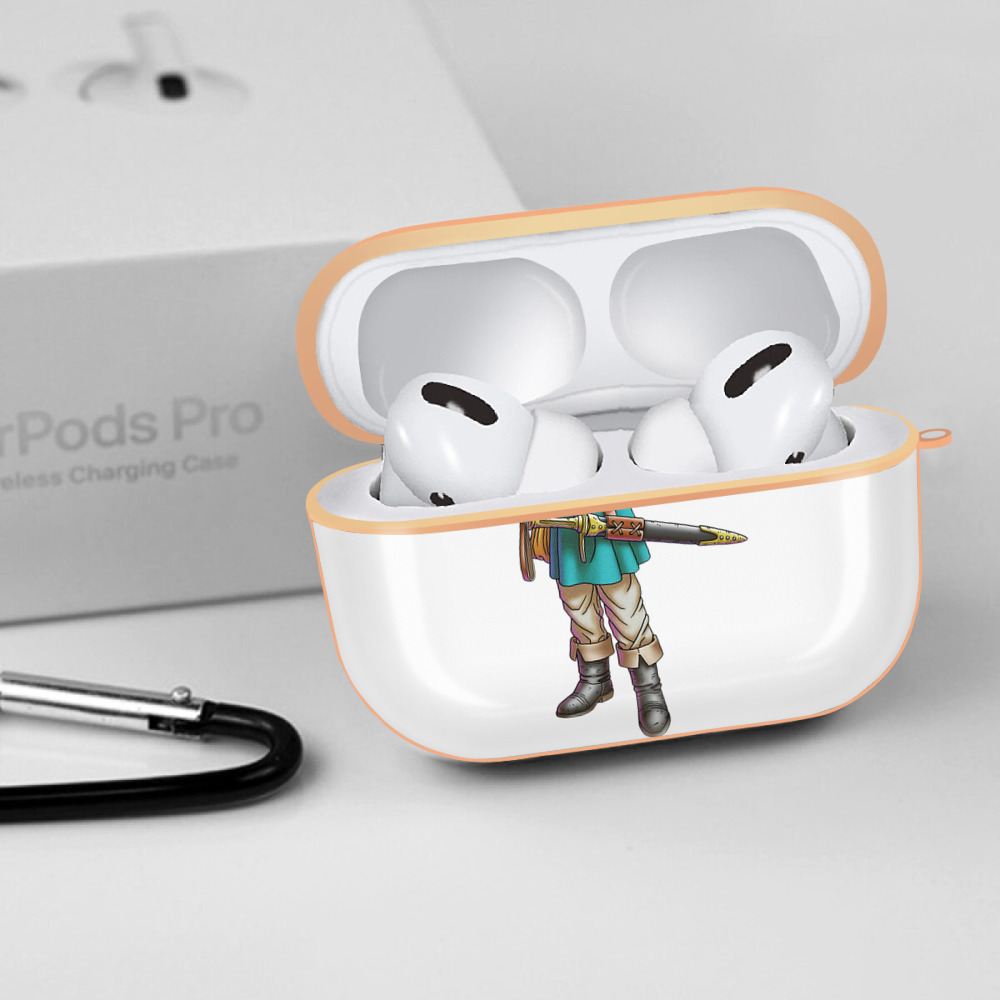 ドラゴンクエスト Doragon Kuesuto Dragon Quest 【AirPods Pro用】ハードシェル保護ケース｜耐衝撃・防指紋・カラビナ付き商品仕様