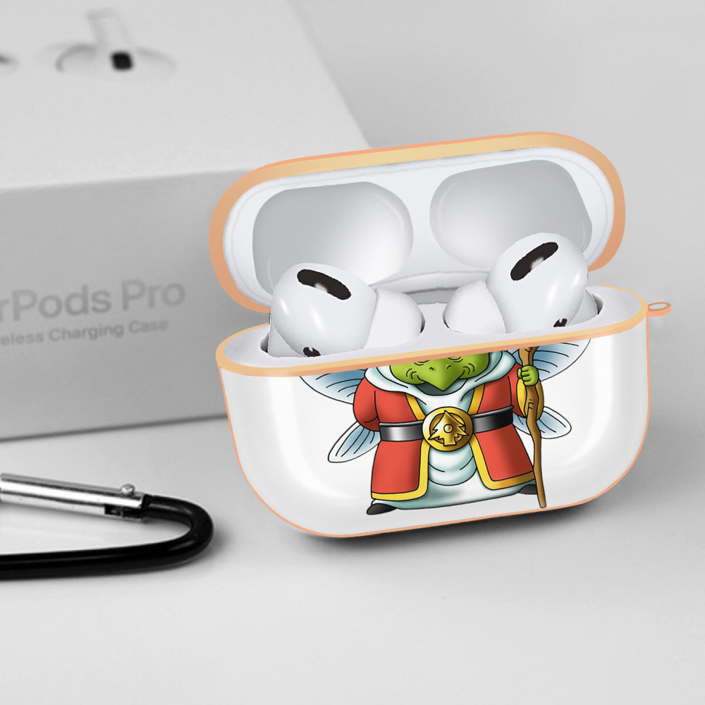 ドラゴンクエスト Doragon Kuesuto Dragon Quest 【AirPods Pro用】ハードシェル保護ケース｜耐衝撃・防指紋・カラビナ付き商品仕様
