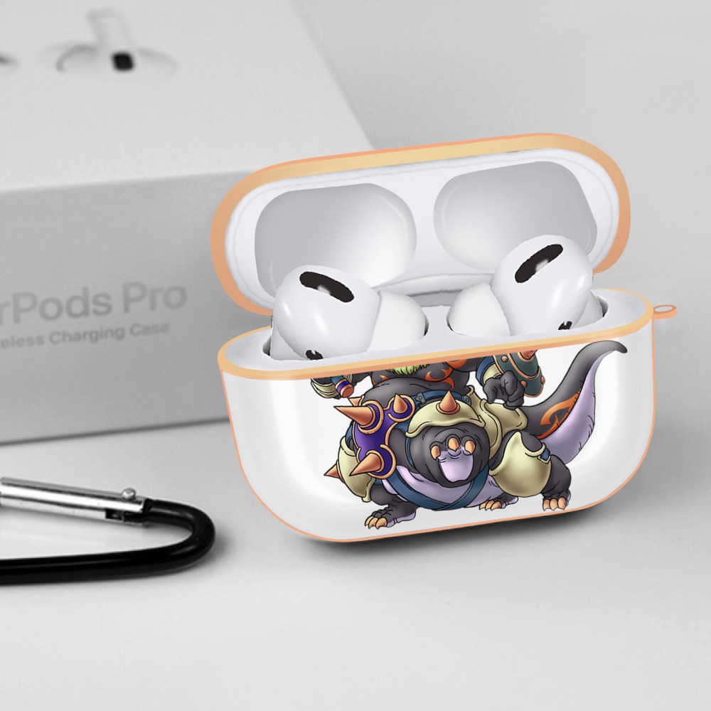 ドラゴンクエスト Doragon Kuesuto Dragon Quest 【AirPods Pro用】ハードシェル保護ケース｜耐衝撃・防指紋・カラビナ付き商品仕様