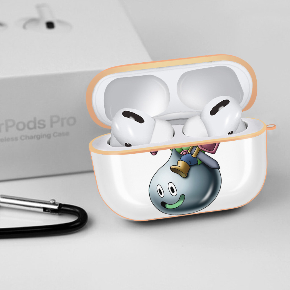 ドラゴンクエスト Doragon Kuesuto Dragon Quest 【AirPods Pro用】ハードシェル保護ケース｜耐衝撃・防指紋・カラビナ付き商品仕様
