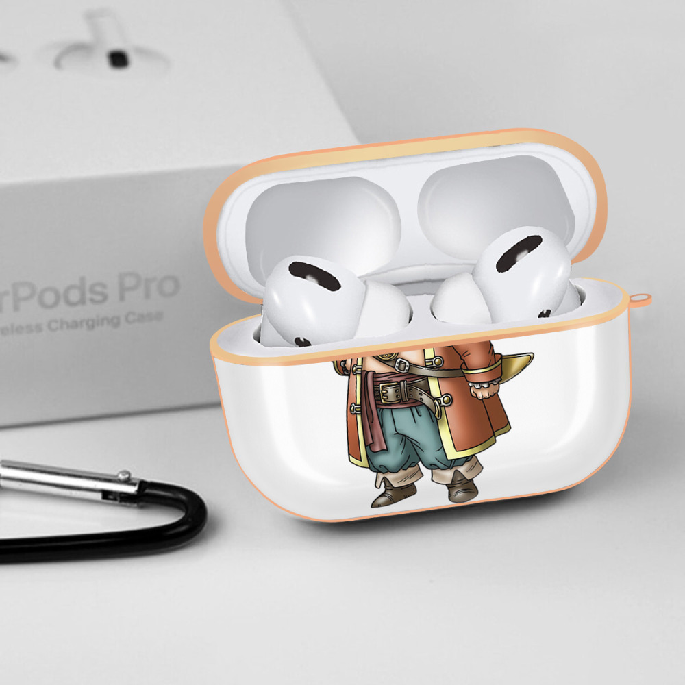 ドラゴンクエスト Doragon Kuesuto Dragon Quest 【AirPods Pro用】ハードシェル保護ケース｜耐衝撃・防指紋・カラビナ付き商品仕様