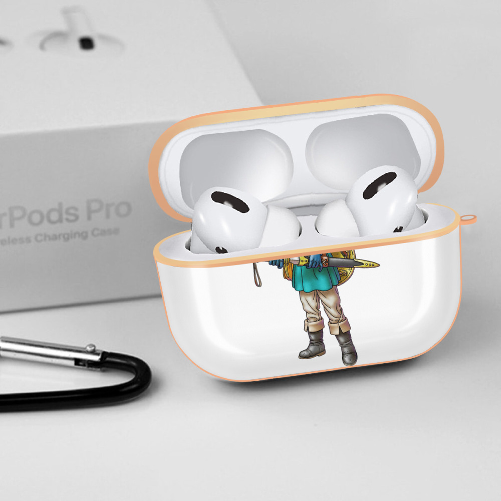 ドラゴンクエスト Doragon Kuesuto Dragon Quest 【AirPods Pro用】ハードシェル保護ケース｜耐衝撃・防指紋・カラビナ付き商品仕様