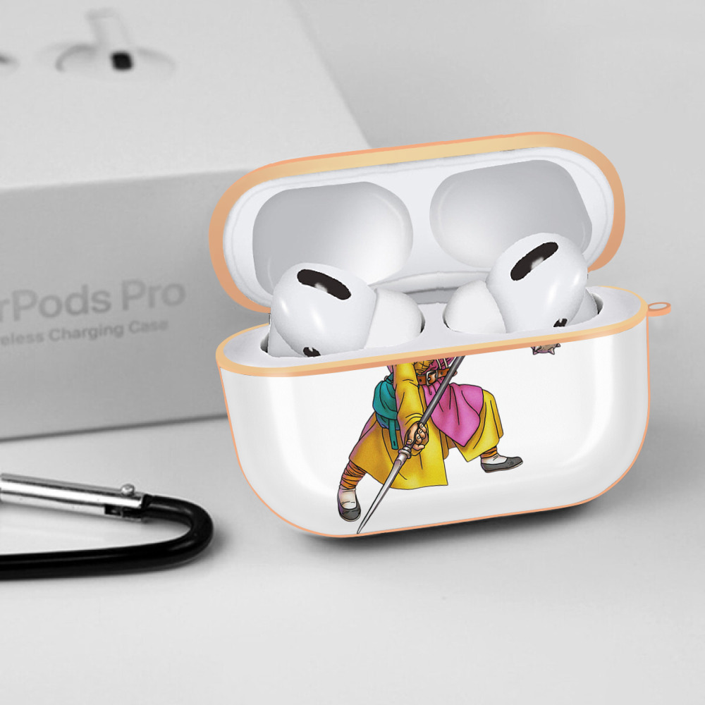ドラゴンクエスト Doragon Kuesuto Dragon Quest 【AirPods Pro用】ハードシェル保護ケース｜耐衝撃・防指紋・カラビナ付き商品仕様