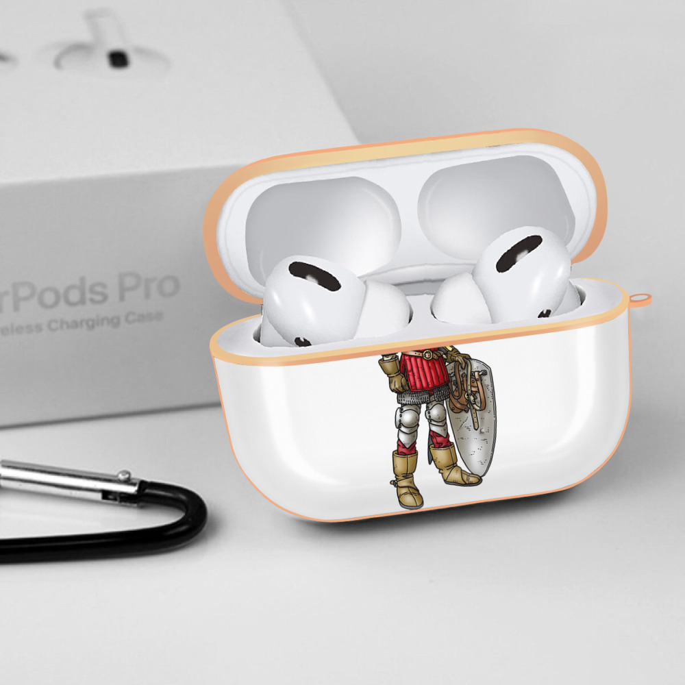 ドラゴンクエスト Doragon Kuesuto Dragon Quest 【AirPods Pro用】ハードシェル保護ケース｜耐衝撃・防指紋・カラビナ付き商品仕様