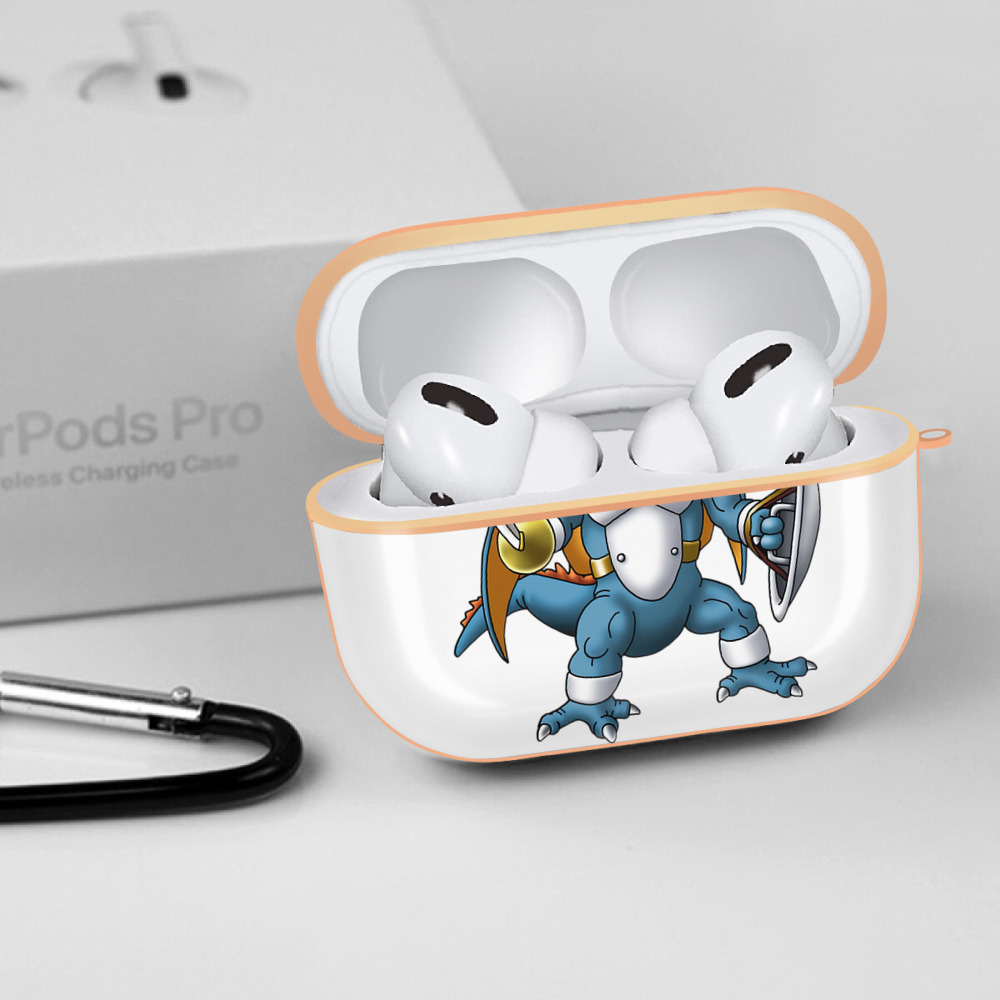 ドラゴンクエスト Doragon Kuesuto Dragon Quest 【AirPods Pro用】ハードシェル保護ケース｜耐衝撃・防指紋・カラビナ付き商品仕様