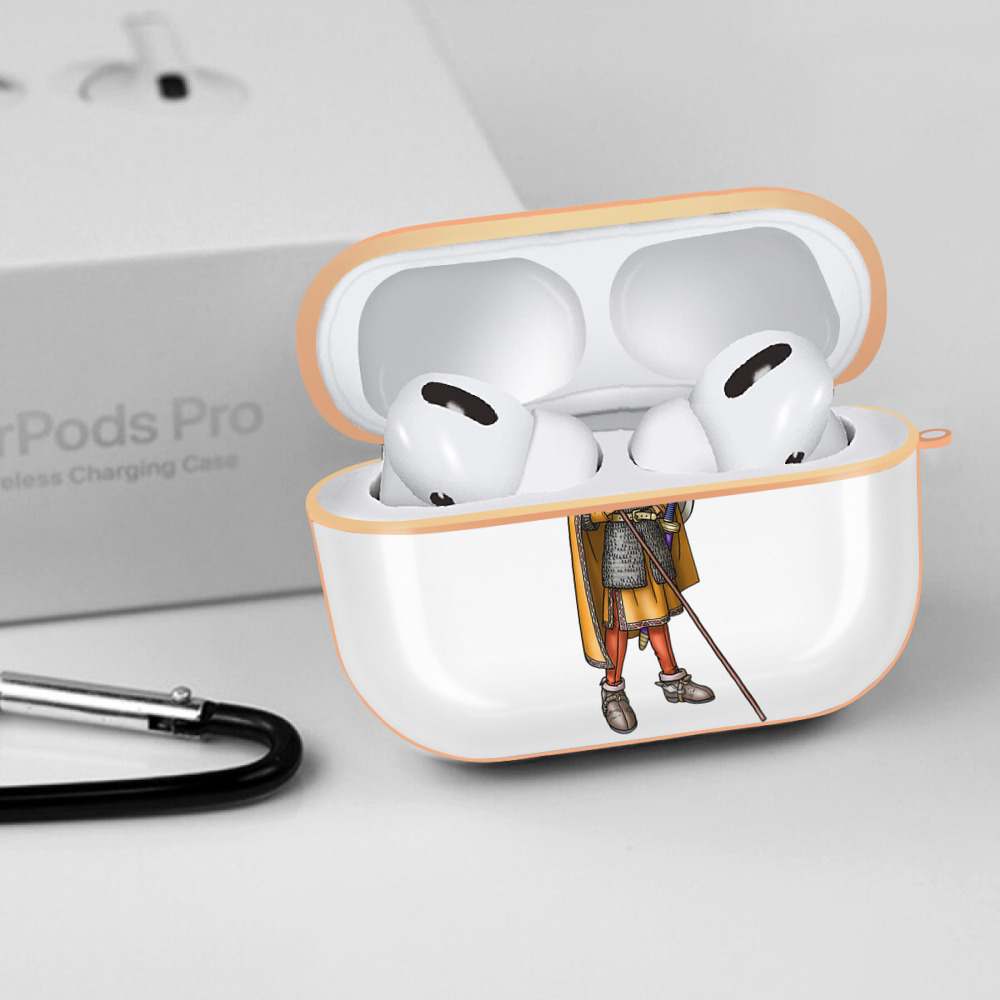 ドラゴンクエスト Doragon Kuesuto Dragon Quest 【AirPods Pro用】ハードシェル保護ケース｜耐衝撃・防指紋・カラビナ付き商品仕様