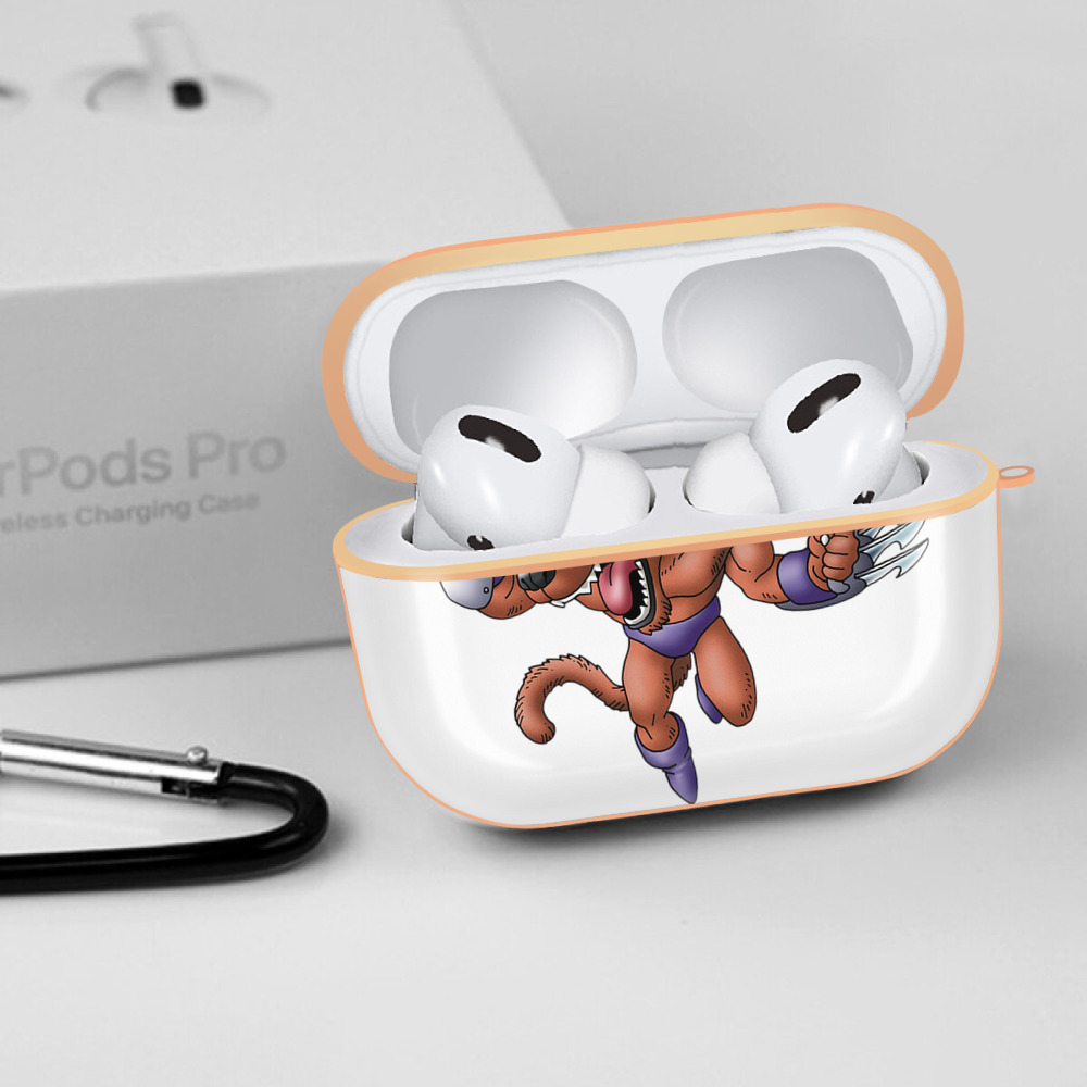 ドラゴンクエスト Doragon Kuesuto Dragon Quest 【AirPods Pro用】ハードシェル保護ケース｜耐衝撃・防指紋・カラビナ付き商品仕様