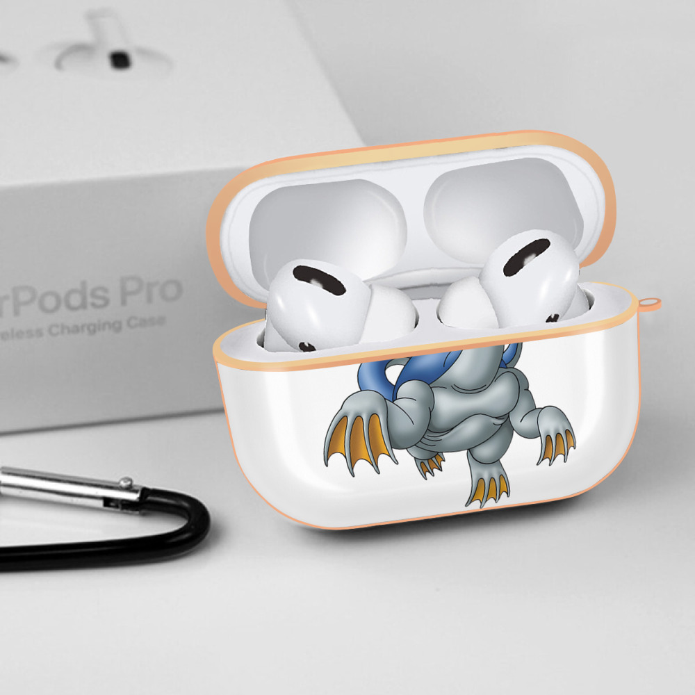 ドラゴンクエスト Doragon Kuesuto Dragon Quest 【AirPods Pro用】ハードシェル保護ケース｜耐衝撃・防指紋・カラビナ付き商品仕様
