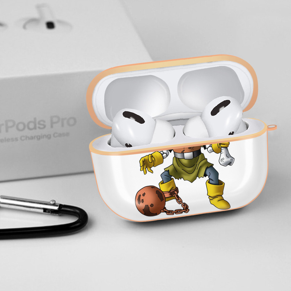 ドラゴンクエスト Doragon Kuesuto Dragon Quest 【AirPods Pro用】ハードシェル保護ケース｜耐衝撃・防指紋・カラビナ付き商品仕様