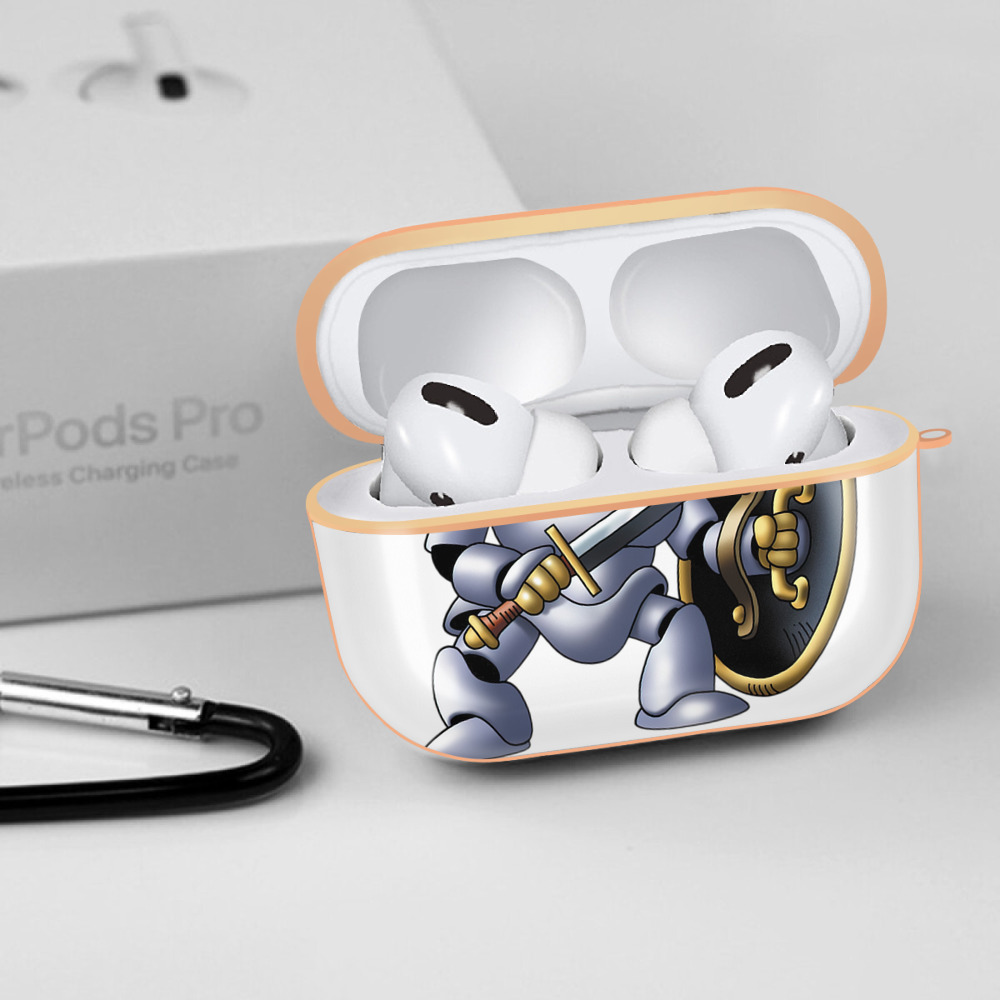 ドラゴンクエスト Doragon Kuesuto Dragon Quest 【AirPods Pro用】ハードシェル保護ケース｜耐衝撃・防指紋・カラビナ付き商品仕様